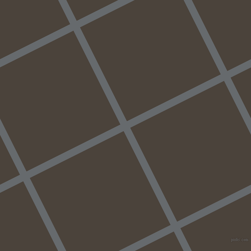 27/117 degree angle diagonal checkered chequered lines, 15 pixel lines width, 214 pixel square size, Mid Grey and Space Shuttle plaid checkered seamless tileable