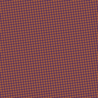 7/97 degree angle diagonal checkered chequered lines, 1 pixel lines width, 9 pixel square size, Navy and Sepia plaid checkered seamless tileable