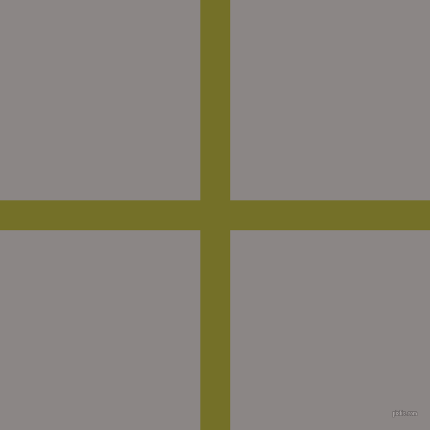 checkered chequered horizontal vertical lines, 43 pixel line width, 575 pixel square size, Olivetone and Suva Grey plaid checkered seamless tileable