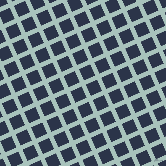 24/114 degree angle diagonal checkered chequered lines, 19 pixel lines width, 51 pixel square size, Opal and Bunting plaid checkered seamless tileable