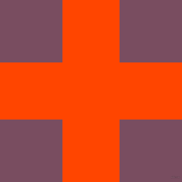 checkered chequered horizontal vertical lines, 235 pixel line width, 514 pixel square size, Orange Red and Cosmic plaid checkered seamless tileable
