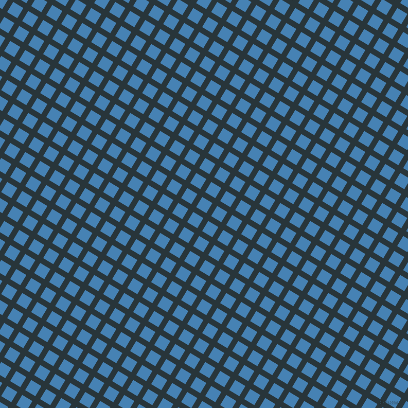 59/149 degree angle diagonal checkered chequered lines, 11 pixel lines width, 23 pixel square size, Oxford Blue and Steel Blue plaid checkered seamless tileable