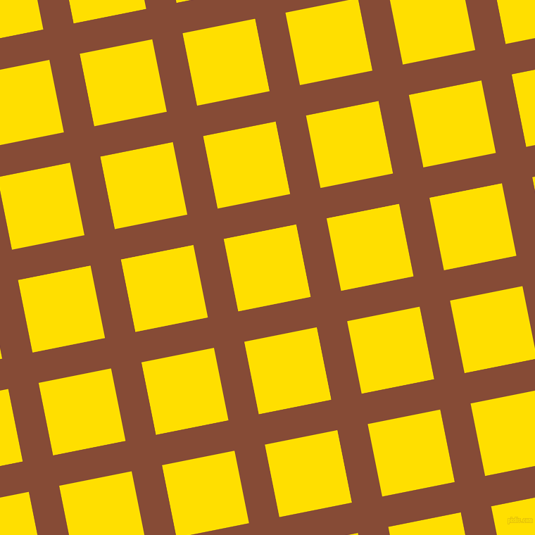 11/101 degree angle diagonal checkered chequered lines, 44 pixel lines width, 105 pixel square size, Paarl and Golden Yellow plaid checkered seamless tileable