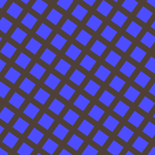 54/144 degree angle diagonal checkered chequered lines, 24 pixel line width, 50 pixel square size, Paco and Neon Blue plaid checkered seamless tileable