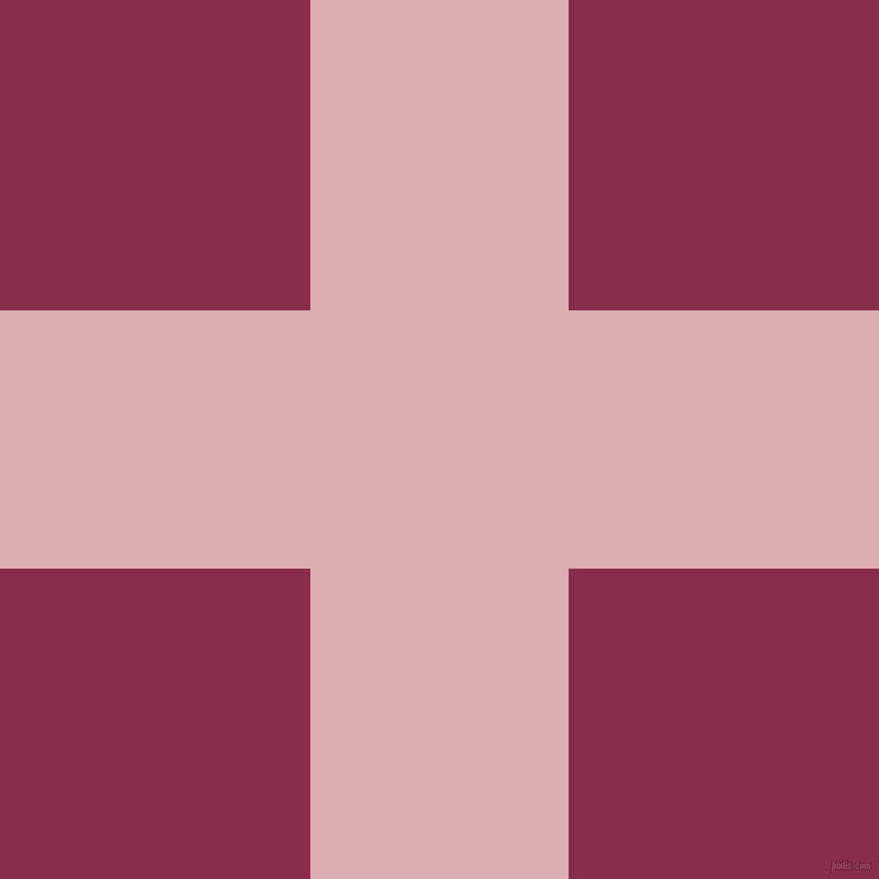 checkered chequered horizontal vertical lines, 233 pixel lines width, 560 pixel square size, Pale Chestnut and Disco plaid checkered seamless tileable