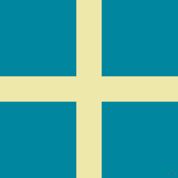 checkered chequered horizontal vertical lines, 87 pixel line width, 524 pixel square size, Pale Goldenrod and Eastern Blue plaid checkered seamless tileable