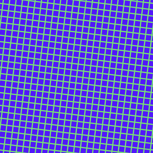 83/173 degree angle diagonal checkered chequered lines, 4 pixel lines width, 17 pixel square size, Pastel Green and Han Purple plaid checkered seamless tileable