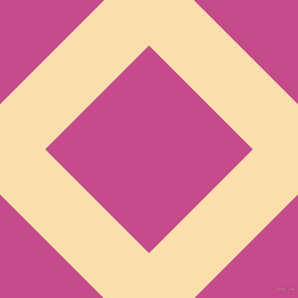 45/135 degree angle diagonal checkered chequered lines, 130 pixel lines width, 299 pixel square size, Peach-Yellow and Mulberry plaid checkered seamless tileable