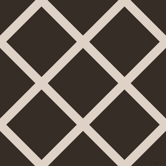 45/135 degree angle diagonal checkered chequered lines, 29 pixel lines width, 165 pixel square size, Pearl Bush and Coffee Bean plaid checkered seamless tileable