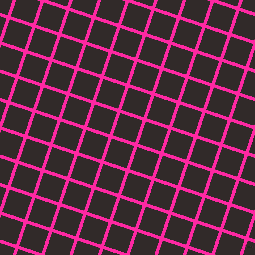 72/162 degree angle diagonal checkered chequered lines, 11 pixel lines width, 76 pixel square size, Persian Rose and Livid Brown plaid checkered seamless tileable