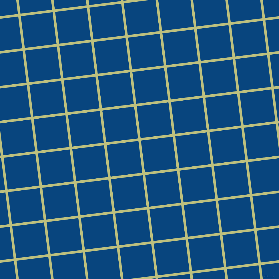 7/97 degree angle diagonal checkered chequered lines, 9 pixel lines width, 112 pixel square size, Pine Glade and Dark Cerulean plaid checkered seamless tileable