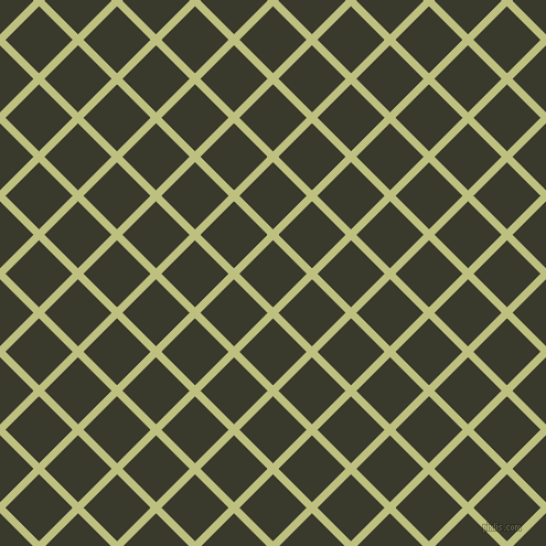 45/135 degree angle diagonal checkered chequered lines, 7 pixel line width, 43 pixel square size, Pine Glade and El Paso plaid checkered seamless tileable