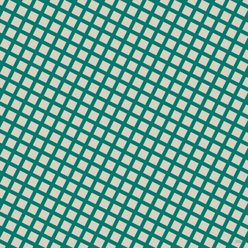 63/153 degree angle diagonal checkered chequered lines, 12 pixel lines width, 28 pixel square size, Pine Green and Ecru White plaid checkered seamless tileable