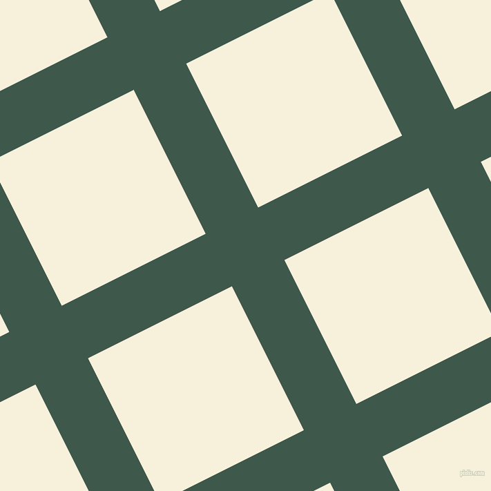 27/117 degree angle diagonal checkered chequered lines, 85 pixel line width, 233 pixel square size, Plantation and Apricot White plaid checkered seamless tileable