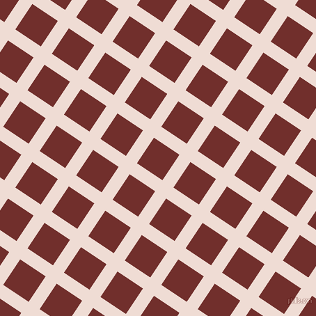 56/146 degree angle diagonal checkered chequered lines, 19 pixel line width, 44 pixel square size, Pot Pourri and Auburn plaid checkered seamless tileable
