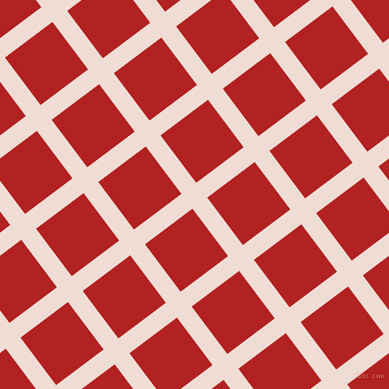 37/127 degree angle diagonal checkered chequered lines, 21 pixel lines width, 67 pixel square size, Pot Pourri and Fire Brick plaid checkered seamless tileable