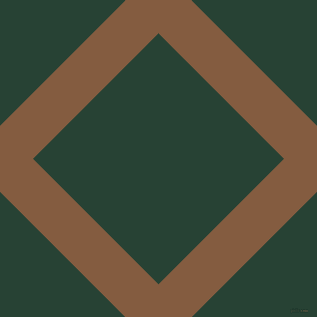 45/135 degree angle diagonal checkered chequered lines, 95 pixel line width, 361 pixel square size, Potters Clay and English Holly plaid checkered seamless tileable