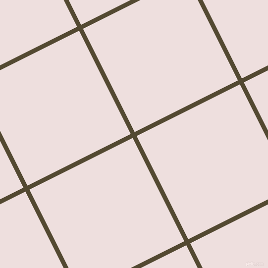 27/117 degree angle diagonal checkered chequered lines, 9 pixel line width, 233 pixel square size, Punga and Soft Peach plaid checkered seamless tileable
