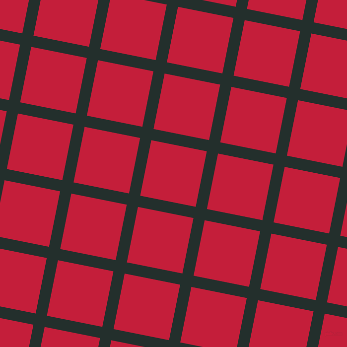 79/169 degree angle diagonal checkered chequered lines, 23 pixel line width, 114 pixel square size, Racing Green and Cardinal plaid checkered seamless tileable
