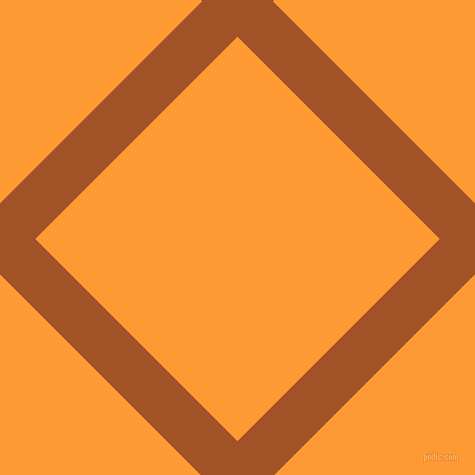 45/135 degree angle diagonal checkered chequered lines, 50 pixel line width, 286 pixel square size, Rich Gold and Neon Carrot plaid checkered seamless tileable