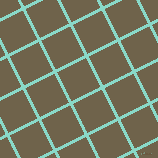 27/117 degree angle diagonal checkered chequered lines, 10 pixel line width, 107 pixel square size, Riptide and Soya Bean plaid checkered seamless tileable