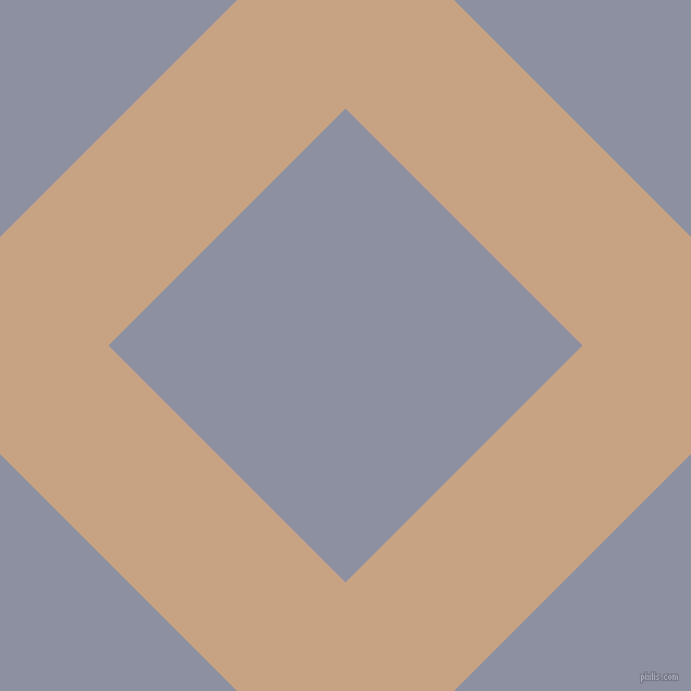 45/135 degree angle diagonal checkered chequered lines, 141 pixel line width, 308 pixel square size, Rodeo Dust and Manatee plaid checkered seamless tileable