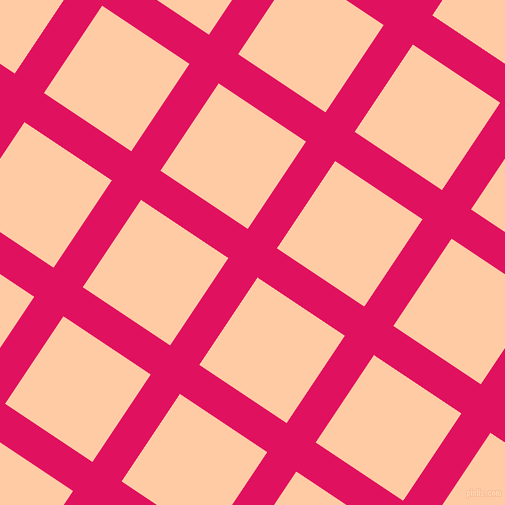56/146 degree angle diagonal checkered chequered lines, 35 pixel lines width, 105 pixel square size, Ruby and Peach plaid checkered seamless tileable