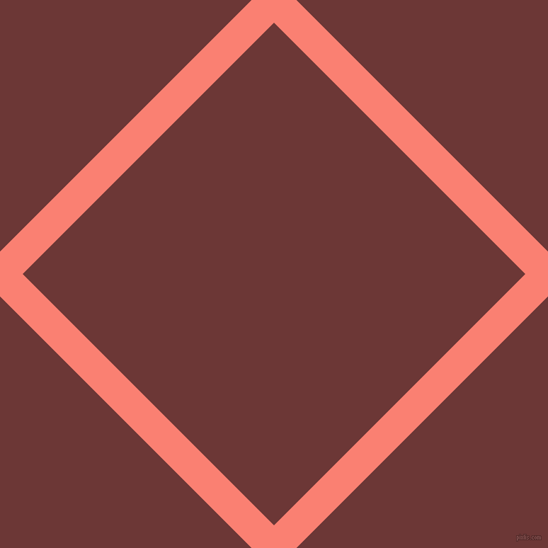45/135 degree angle diagonal checkered chequered lines, 45 pixel line width, 502 pixel square size, Salmon and Sanguine Brown plaid checkered seamless tileable