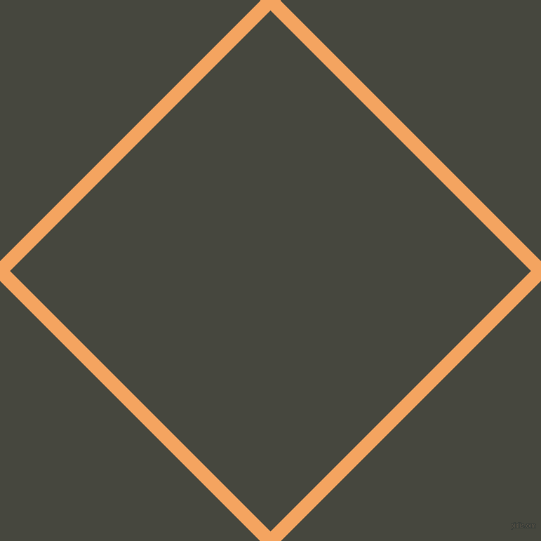 45/135 degree angle diagonal checkered chequered lines, 20 pixel line width, 525 pixel square size, Sandy Brown and Heavy Metal plaid checkered seamless tileable