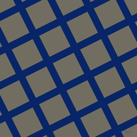 27/117 degree angle diagonal checkered chequered lines, 23 pixel line width, 76 pixel square size, Sapphire and Flint plaid checkered seamless tileable
