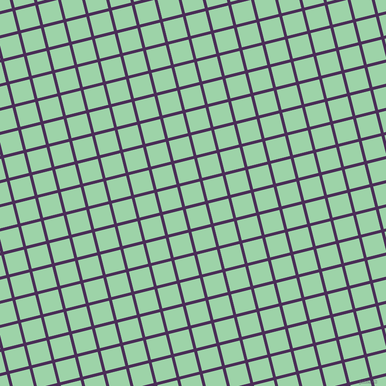 14/104 degree angle diagonal checkered chequered lines, 6 pixel lines width, 41 pixel square size, Scarlet Gum and Chinook plaid checkered seamless tileable