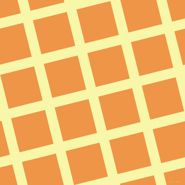 14/104 degree angle diagonal checkered chequered lines, 35 pixel lines width, 123 pixel square size, Shalimar and Sea Buckthorn plaid checkered seamless tileable