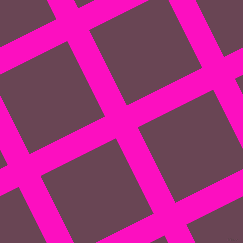 27/117 degree angle diagonal checkered chequered lines, 81 pixel line width, 280 pixel square size, Shocking Pink and Finn plaid checkered seamless tileable