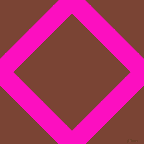45/135 degree angle diagonal checkered chequered lines, 65 pixel lines width, 287 pixel square size, Shocking Pink and Peanut plaid checkered seamless tileable
