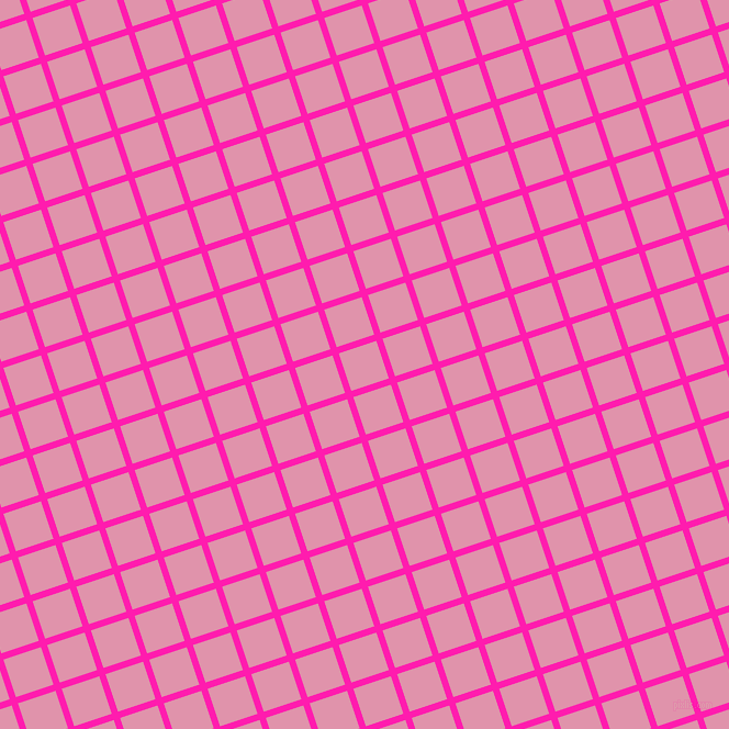 18/108 degree angle diagonal checkered chequered lines, 6 pixel line width, 36 pixel square size, Spicy Pink and Kobi plaid checkered seamless tileable