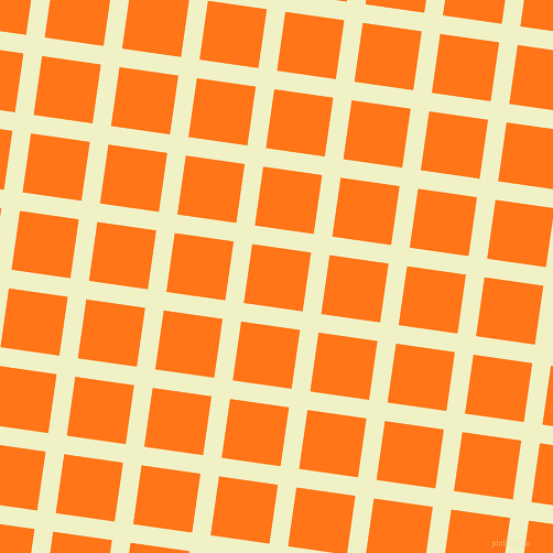 82/172 degree angle diagonal checkered chequered lines, 17 pixel line width, 54 pixel square size, Spring Sun and Pumpkin plaid checkered seamless tileable