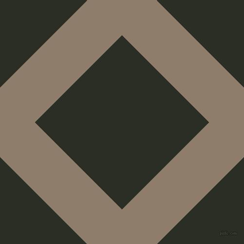 45/135 degree angle diagonal checkered chequered lines, 101 pixel lines width, 253 pixel square size, Squirrel and Rangoon Green plaid checkered seamless tileable
