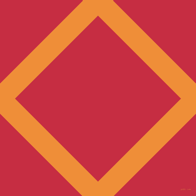 45/135 degree angle diagonal checkered chequered lines, 73 pixel lines width, 403 pixel square size, Sun and Brick Red plaid checkered seamless tileable