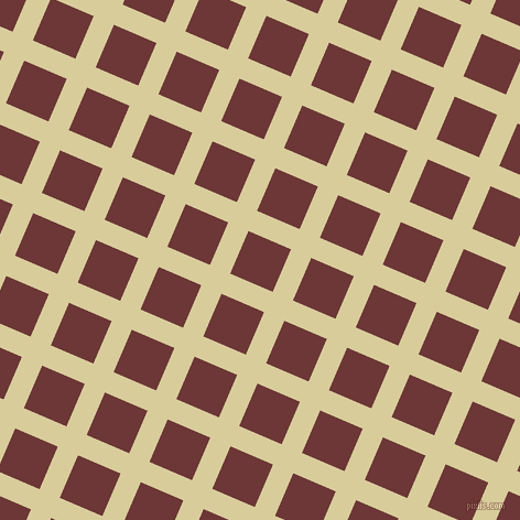 67/157 degree angle diagonal checkered chequered lines, 20 pixel line width, 42 pixel square size, Tahuna Sands and Sanguine Brown plaid checkered seamless tileable