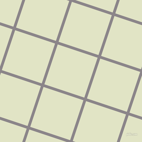 72/162 degree angle diagonal checkered chequered lines, 9 pixel line width, 136 pixel square size, Taupe Grey and Frost plaid checkered seamless tileable