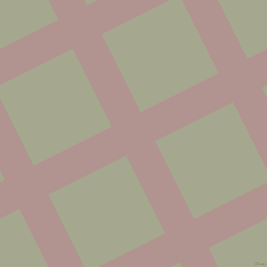 27/117 degree angle diagonal checkered chequered lines, 107 pixel line width, 288 pixel square size, Thatch and Bud plaid checkered seamless tileable