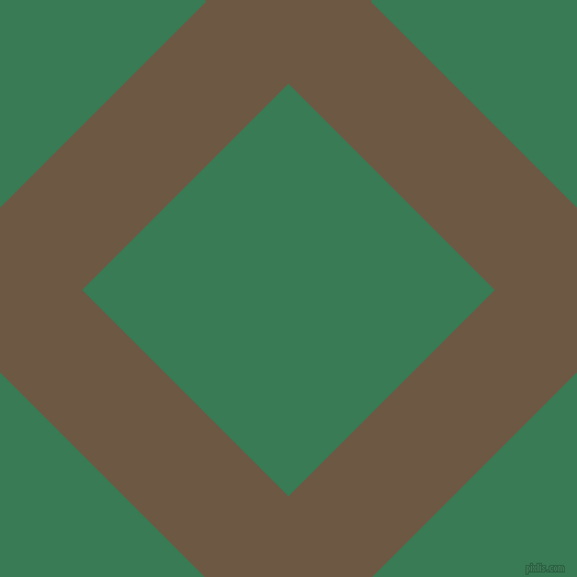 45/135 degree angle diagonal checkered chequered lines, 106 pixel line width, 266 pixel square size, Tobacco Brown and Amazon plaid checkered seamless tileable