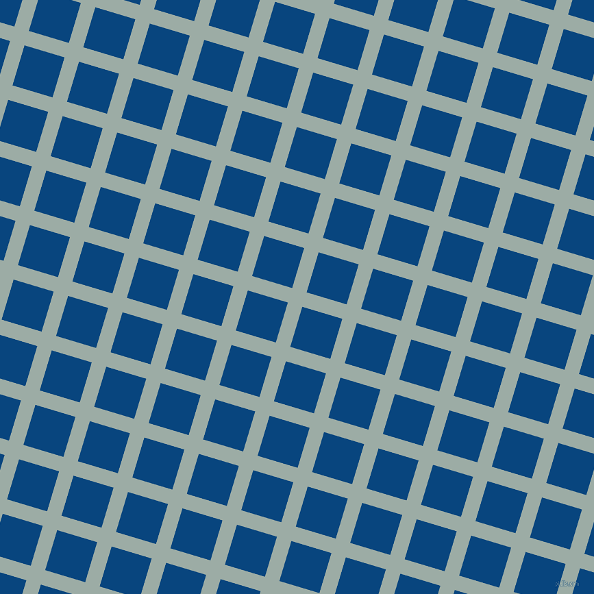 73/163 degree angle diagonal checkered chequered lines, 22 pixel line width, 61 pixel square sizeTower Grey and Dark Cerulean plaid checkered seamless tileable