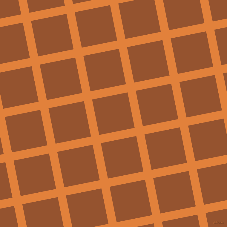 11/101 degree angle diagonal checkered chequered lines, 28 pixel line width, 121 pixel square size, Tree Poppy and Chelsea Gem plaid checkered seamless tileable