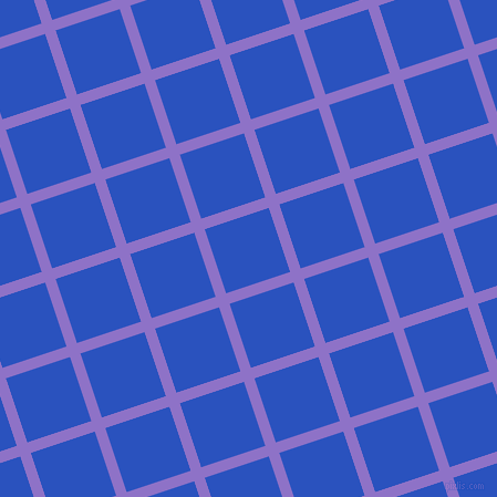 18/108 degree angle diagonal checkered chequered lines, 10 pixel line width, 61 pixel square size, True V and Cerulean Blue plaid checkered seamless tileable