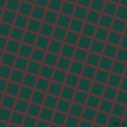 72/162 degree angle diagonal checkered chequered lines, 10 pixel lines width, 35 pixel square size, Van Cleef and Deep Teal plaid checkered seamless tileable