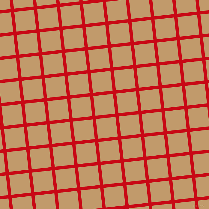 6/96 degree angle diagonal checkered chequered lines, 11 pixel lines width, 66 pixel square size, Venetian Red and Fallow plaid checkered seamless tileable