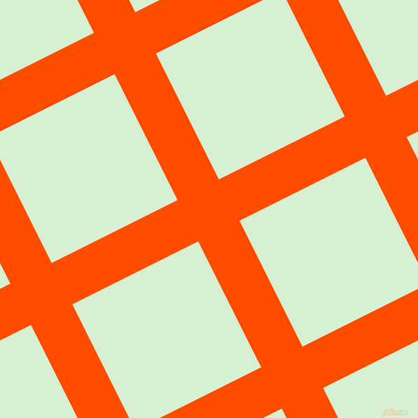 27/117 degree angle diagonal checkered chequered lines, 66 pixel lines width, 201 pixel square size, Vermilion and Blue Romance plaid checkered seamless tileable