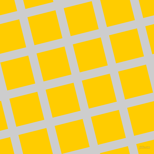 14/104 degree angle diagonal checkered chequered lines, 28 pixel line width, 95 pixel square size, Very Light Grey and Tangerine Yellow plaid checkered seamless tileable