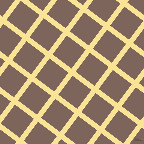 53/143 degree angle diagonal checkered chequered lines, 21 pixel line width, 97 pixel square size, Vis Vis and Russett plaid checkered seamless tileable